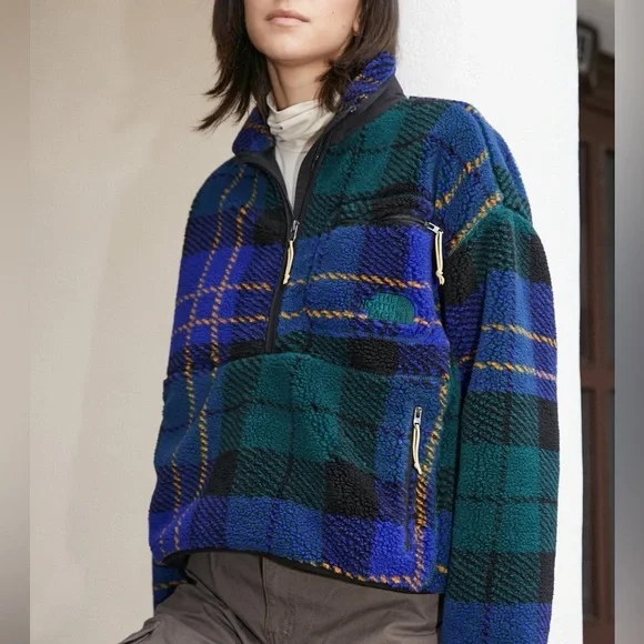 the north face jacquard extreme pile pullover sweater